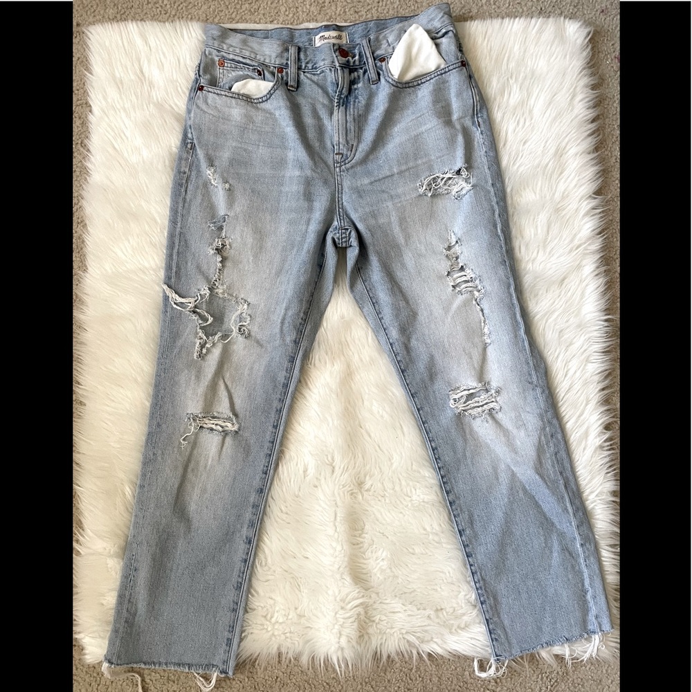 Madewell the perfect vintage jean distressed
